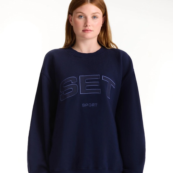 NWT SET ACTIVE STAPLE CREWNECK IN CURRENT - Picture 3 of 3